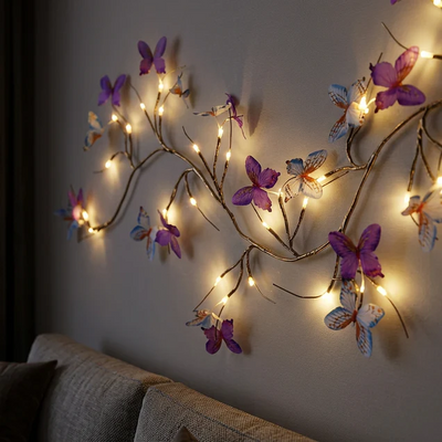 LED Butterfly Branch Light